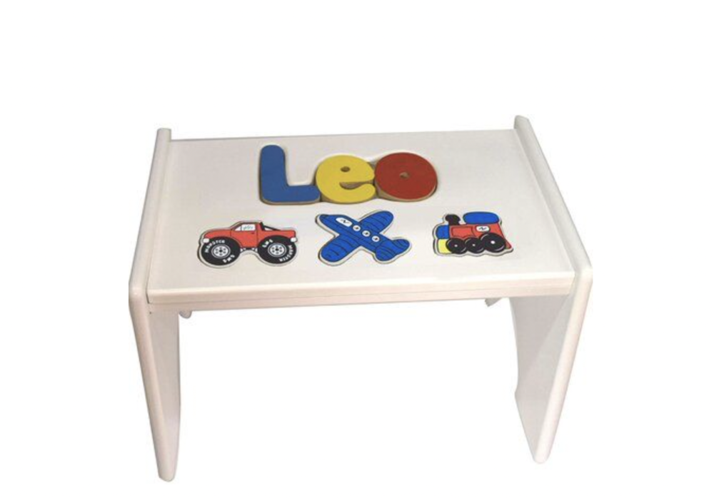 Step Stool Name Puzzle SingleStep Stools