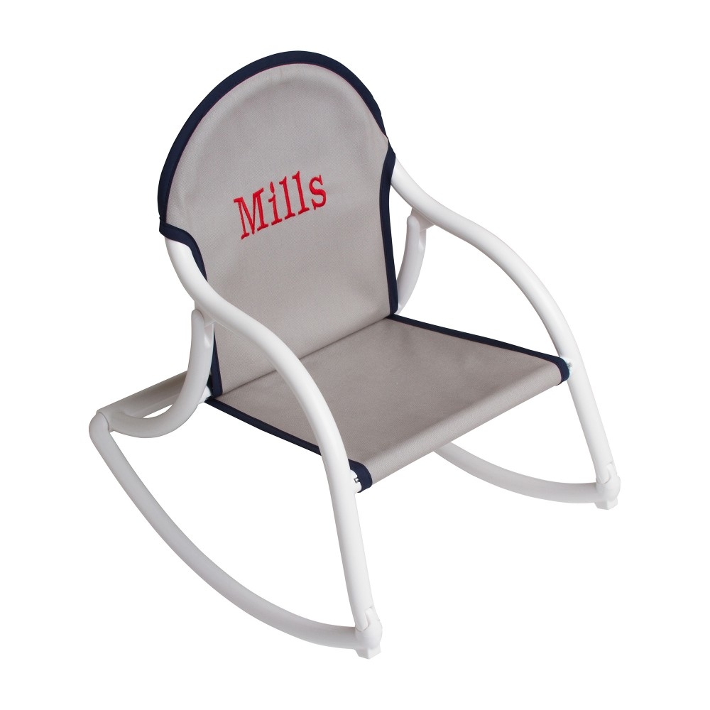 Unique Gifts Monogramed Gifts Canvas Rocking Chairs
