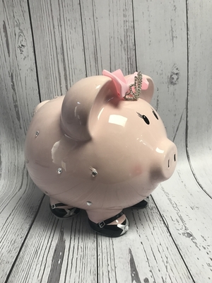 Piggy Bank - Pink Tiara Pig | Piggy Banks