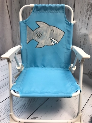 Beach Chair With Umbrella - Shark | Beach Chairs Beach Accessories