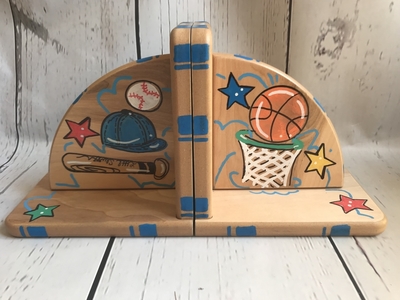 Bookends - Sports - Color | Kids Bookends