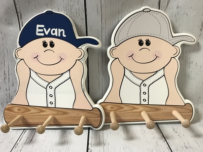 Peg Rack - Boy | Children's Wall Hooks