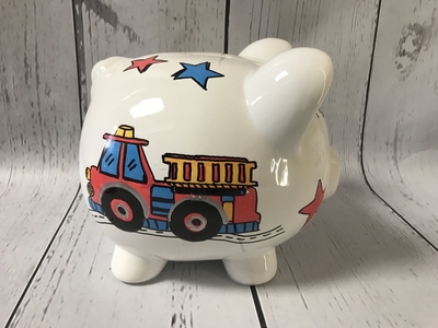 Piggy Bank - Fire Engine | Piggy Banks