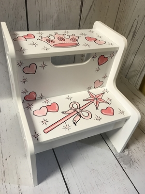 Two Step Stool - Princess | Two-Step Stools