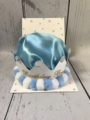 Bithday Hat - Light Blue Crown | Birthday Hats
