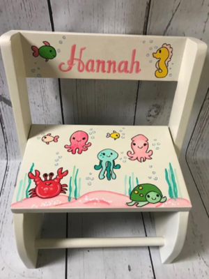 Flip Stools - Under The Sea | Girls Flip Stools