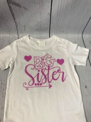 Big Sister ~ T Shirt | Big Brother and Sister Gifts