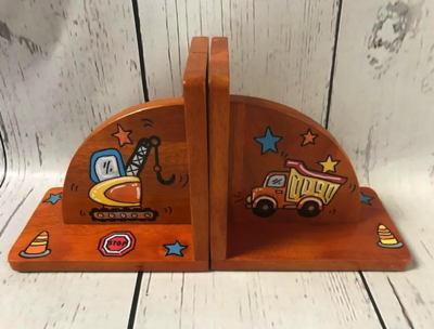 Bookends - Construction | Kids Bookends