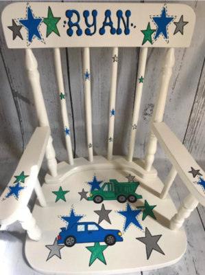 Rocking Chairs / Cars /Trucks | Hand Painted Rocking Chairs