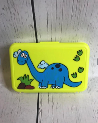 Crayon Box - Blue Dino | Crayon Boxes