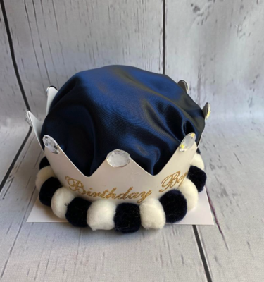 Birthday Hat  - Dark Blue Crown | Birthday Hats