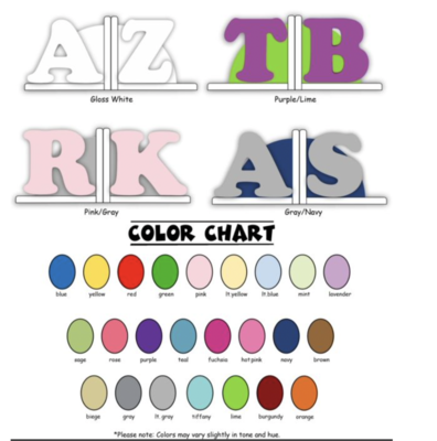 Bookends - Color Chart | Kids Bookends