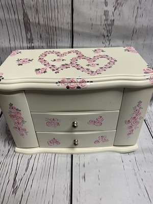 Jewelry Box - Pink Open Hearts | Girls Jewel Boxes