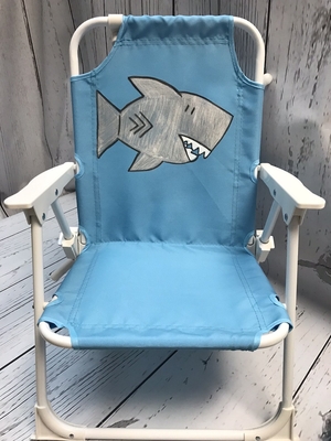 Beach Chair With Umbrella - Shark | Beach Chairs  Beach Accessories