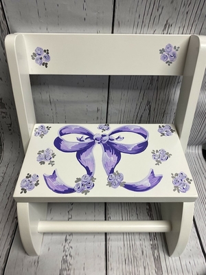 Flip Stools - Purple Ribbon | Girls Flip Stools