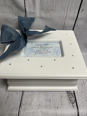 Memory Box - Denim Bows with Stars | Memory Boxes