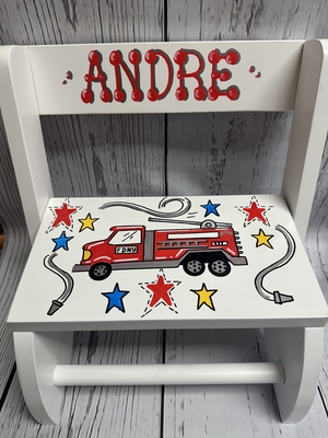 Flip Stools - Fire Truck | Boys Flip Stools