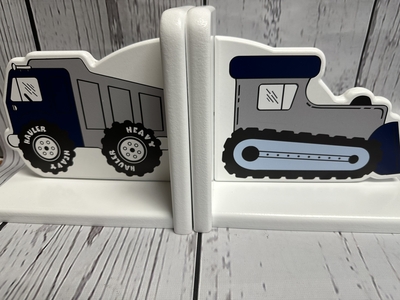Bookends - Construction | Kids Bookends