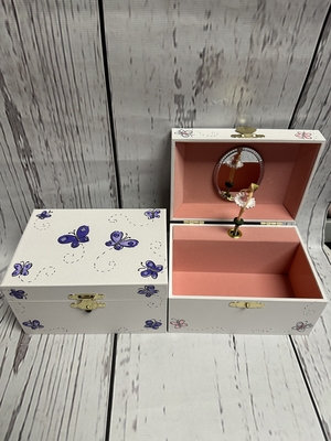 Jewelry Box - Baby Butterflies Purple | Jewelry Boxes