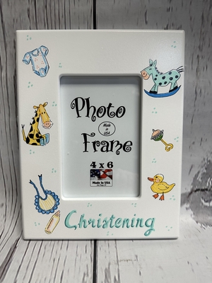 4x6 Wood Frame - Christening | Picture Frames