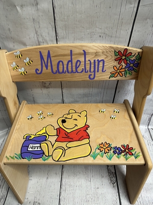 Flip Stools -  Natural Hunny | Girls Flip Stools