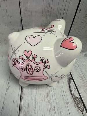 Piggy Bank -   Princess Crown/ wand | Piggy Banks
