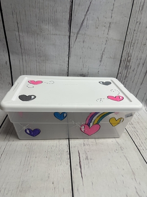 Hot rainbow Catch all box | Storage Boxes