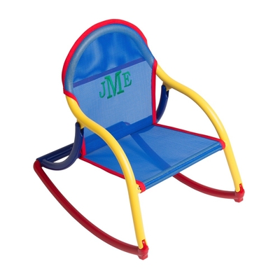 Mesh Rocking Chair - Blue Mesh | Canvas Rocking Chairs