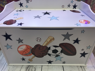 Large Toy Box Sports | Childrens Toy Boxes
