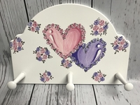 Image Peg Rack - Double Hearts