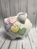 Image Piggy Bank - Heart Balloon