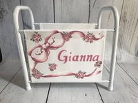 Image Book Basket - Pink Bow
