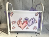Image Book Basket - Double Hearts