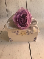 Image Jewelry Box - Purple Floral