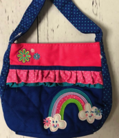 Image Quilted Purse Rainbow