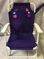 Image Beach Chair With Umbrella - Hearts