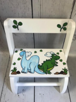 Image Flip Stools - Dinos Blue / Green