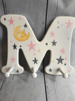 Image Peg Rack - Moon Stars / Blue Silver