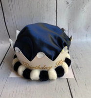 Image Birthday Hat  - Dark Blue Crown