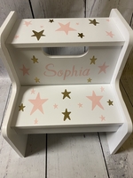 Image Two Step Stool - Stars