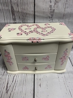 Image Jewelry Box - Pink Open Hearts