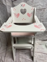 Image Doll High Chair - Soft Hearts