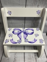 Image Flip Stools - Purple Ribbon