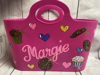 Image Jumbo Tote - Hot Pink Sweet Tooth