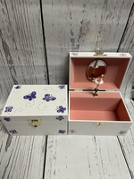 Image Jewelry Box - Baby Butterflies Purple