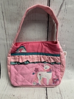 Image Quilted Purse Llama