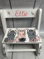 Image Flip Stools - Pink /Grey Trio