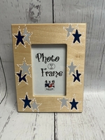 Image 4x6 Wood Frame - Stars