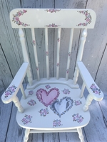 Image Rocking Chairs/Double hearts