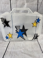 Image Tote Box - Bolts and Stars